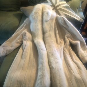 Blonde Mink (real fur) jacket, size small